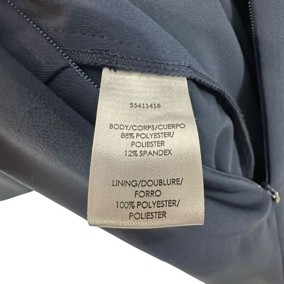 Kay Unger Claudia Navy Floral Lace Walk Thru Cocktail Dress | Size 4 - Picture 13 of 13